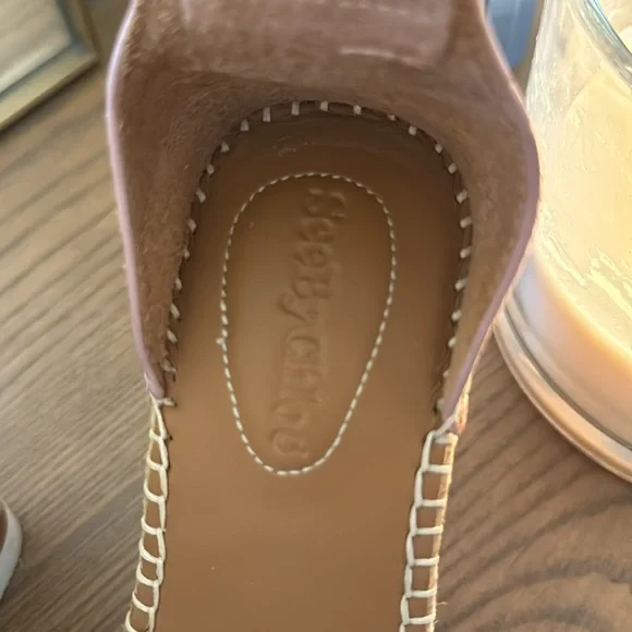 SeeByChloe Glyn Suede Wedge Espadrille Sandals - Picture 3 of 4